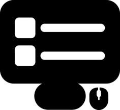 Monitor And Mouse Silhouette Cutting Svg Files, Free Vectors File